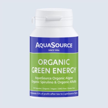 Show details for AquaSource Organic Green Energy 120 capsules AquaSource Organic Green Energy