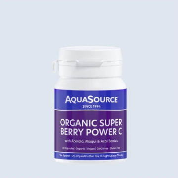 Show details for AquaSource Organic Super Berry Power C - 60 Caps AquaSource Organic Super Berry Power C