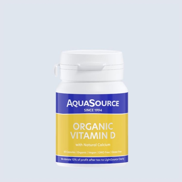 AquaSource Organic Vitamin D - 60 Caps