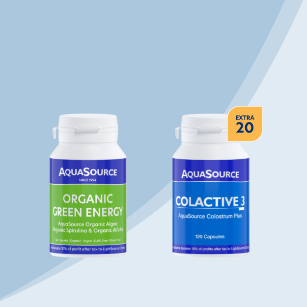 Picture of Wellness Package: Organic Green Energy and ColActive3 